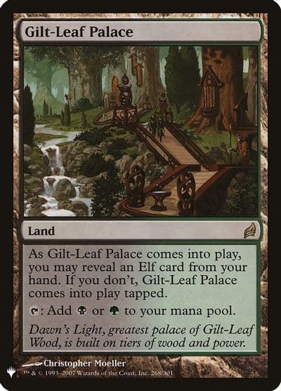 Gilt Leaf Palace The List Reprints Magic card