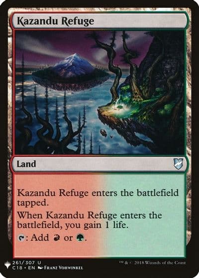 Kazandu Refuge The List Reprints Magic card