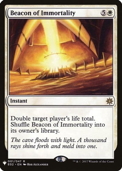 Beacon of Immortality The List Reprints Magic card
