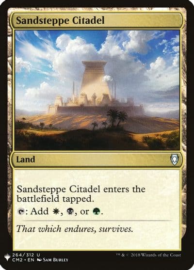 Sandsteppe Citadel CM2 The List Reprints Magic card