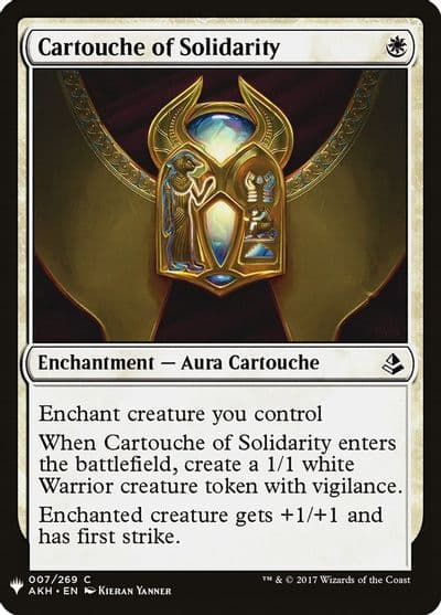 Cartouche of Solidarity The List Reprints Magic card