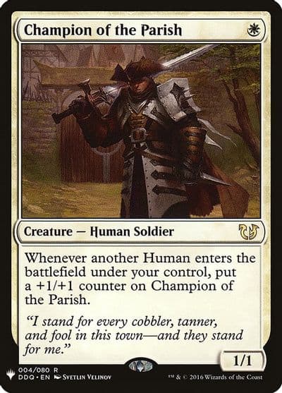 Champion of the Parish The List Reprints Magic card