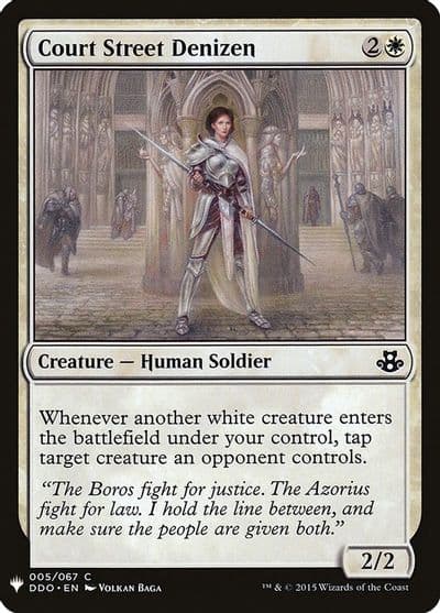 Court Street Denizen The List Reprints Magic card