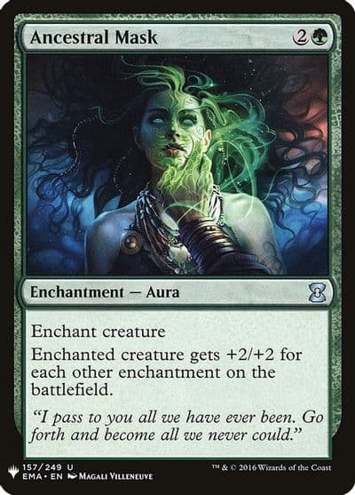 Ancestral Mask The List Reprints Magic card