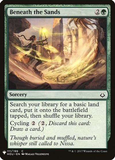 Beneath the Sands The List Reprints Magic card