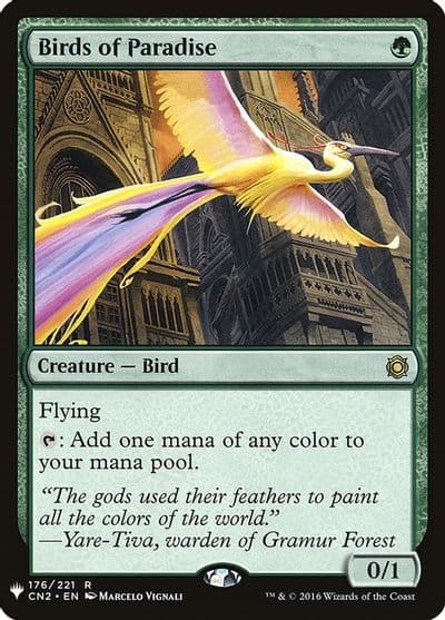 Birds of Paradise The List Reprints Magic card