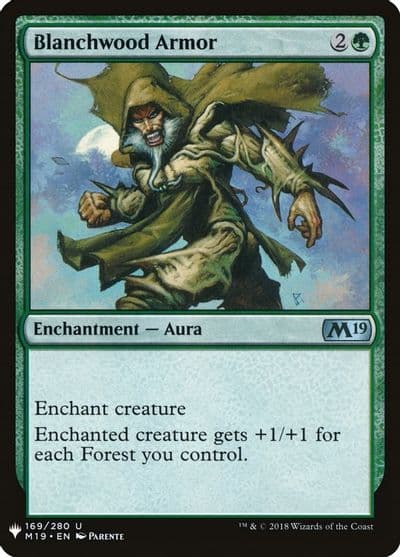 Blanchwood Armor The List Reprints Magic card