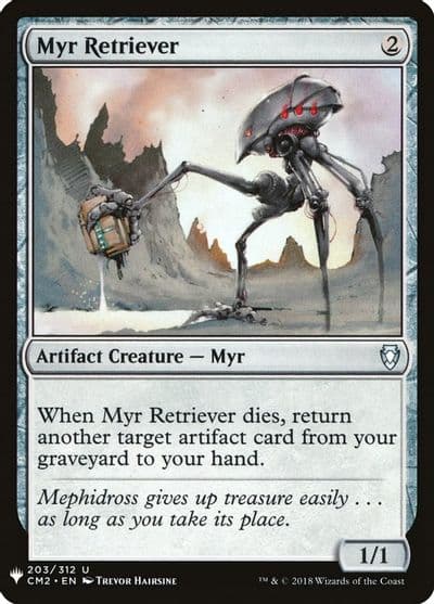 Myr Retriever The List Reprints Magic card