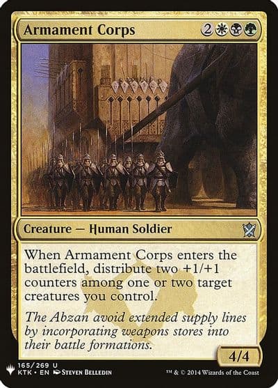 Armament Corps The List Reprints Magic card