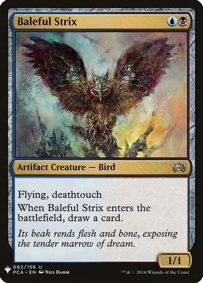 Baleful Strix The List Reprints Magic card