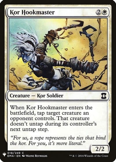 Kor Hookmaster The List Reprints Magic card