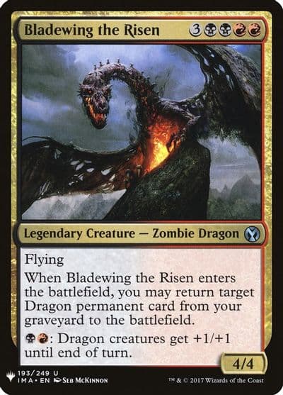 Bladewing the Risen The List Reprints Magic card