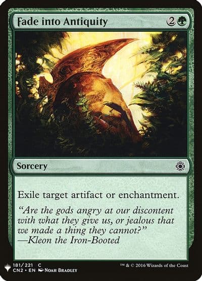 Fade into Antiquity The List Reprints Magic card