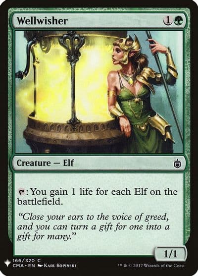 Wellwisher The List Reprints Magic card