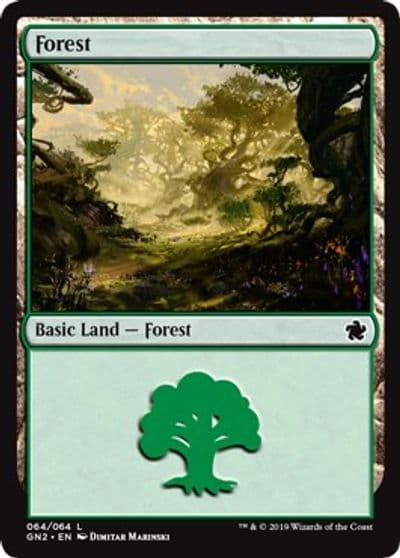 Forest 064 Magic Game Night 2019 Magic card