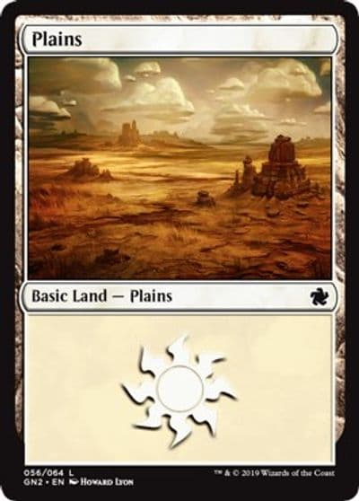 Plains 056 Magic Game Night 2019 Magic card