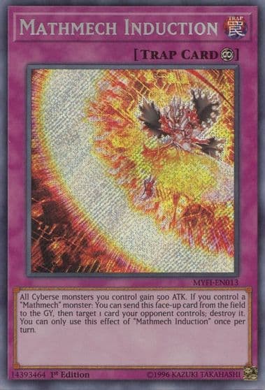 Mathmech Induction Mystic Fighters Yu-Gi-Oh! card