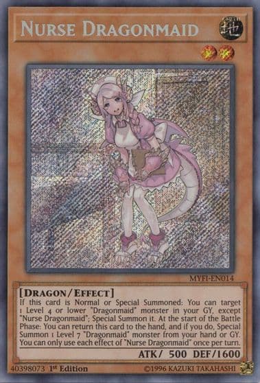 Nurse Dragonmaid Mystic Fighters Yu-Gi-Oh! card