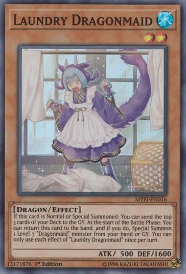 Laundry Dragonmaid Mystic Fighters Yu-Gi-Oh! card