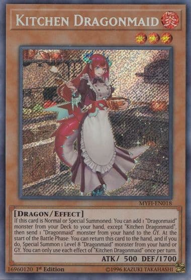 Kitchen Dragonmaid Mystic Fighters Yu-Gi-Oh! card
