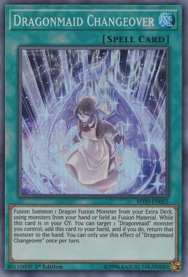 Dragonmaid Changeover Mystic Fighters Yu-Gi-Oh! card