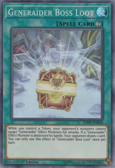 Generaider Boss Loot Mystic Fighters Yu-Gi-Oh! card