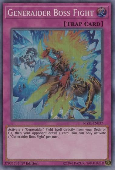 Generaider Boss Fight Mystic Fighters Yu-Gi-Oh! card
