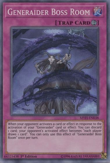 Generaider Boss Room Mystic Fighters Yu-Gi-Oh! card