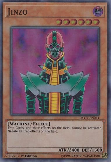 Jinzo Mystic Fighters Yu-Gi-Oh! card