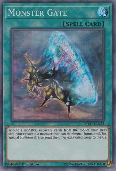 Monster Gate Mystic Fighters Yu-Gi-Oh! card