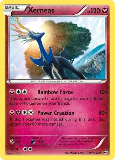 Xerneas (XY BREAKthrough) Deck Exclusives Pokemon card