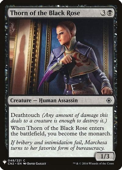 Thorn of the Black Rose The List Reprints Magic card