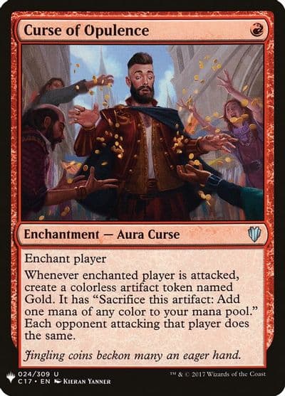 Curse of Opulence The List Reprints Magic card