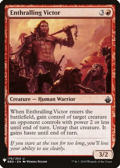 Enthralling Victor The List Reprints Magic card