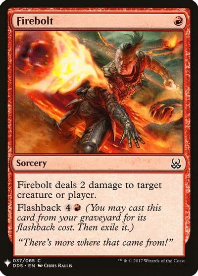 Firebolt The List Reprints Magic card