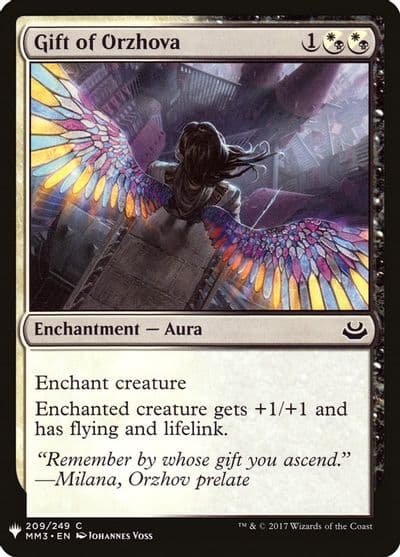 Gift of Orzhova The List Reprints Magic card