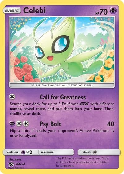 Celebi - SM224 SM Promos Pokemon card