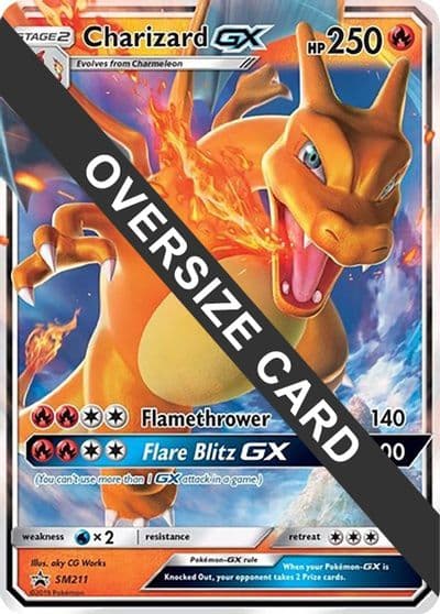 Charizard GX - SM211 (SM Black Star Promo) Jumbo Cards Pokemon card