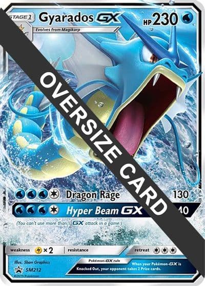 Gyarados GX - SM212 (SM Black Star Promo) Jumbo Cards Pokemon card