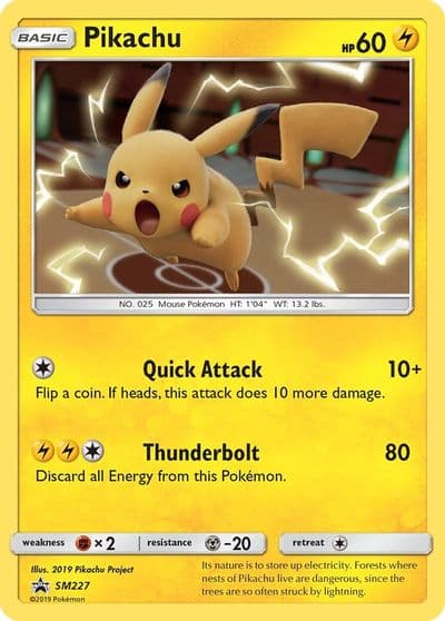 Pikachu - SM227 SM Promos Pokemon card