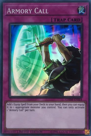 Armory Call Chaos Impact Yu-Gi-Oh! card