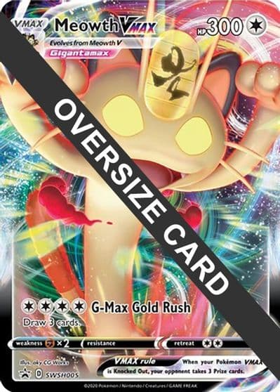 Meowth VMAX - SWSH005 Jumbo Cards Pokemon card