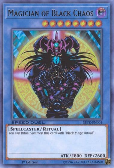 Magician of Black Chaos Speed Duel: Trials of the Kingdom Yu-Gi-Oh! card
