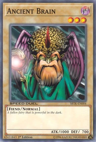 Ancient Brain Speed Duel: Trials of the Kingdom Yu-Gi-Oh! card