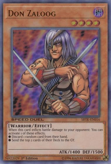 Don Zaloog Speed Duel: Trials of the Kingdom Yu-Gi-Oh! card
