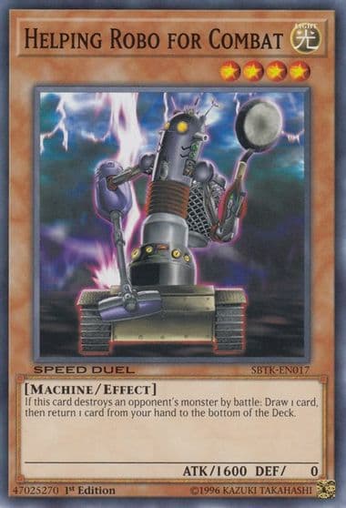 Helping Robo for Combat Speed Duel: Trials of the Kingdom Yu-Gi-Oh! card