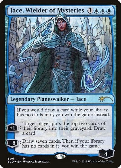 Jace Wielder of Mysteries Stained Glass Secret Lair Drop Series Magic card