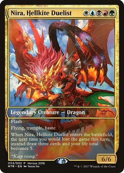 Nira Hellkite Duelist Unique and Miscellaneous Promos Magic card