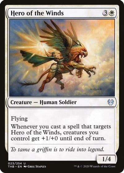 Hero of the Winds Theros Beyond Death Magic card