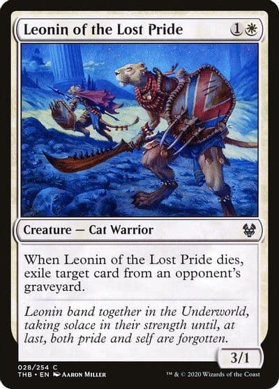Leonin of the Lost Pride Theros Beyond Death Magic card